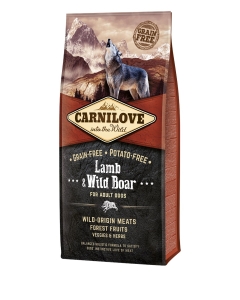 Carnilove Lamb & Wild Boar for Adult koeratoit