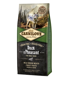 Carnilove Duck & Pheasant for Adult koeratoit