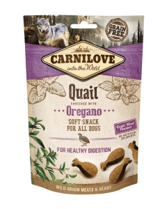 Carnilove Dog Snack Quail & Oregano maiused koerale 200g