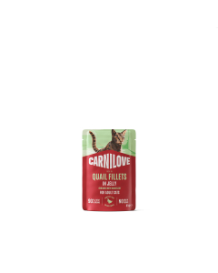 Carnilove Quail in Jelly märgtoit kassidele 85g