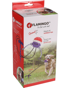 Flamingo Gazo maasse kinnitatav mänguasi koerale 25x11,8cm