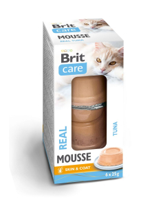 Brit Care Mousse Real Tuna märgtoit kassidele 6x25g