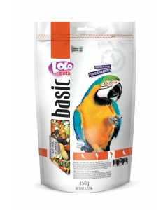 LoLo Pets Foody täissööt suurtele papagoidele 350g