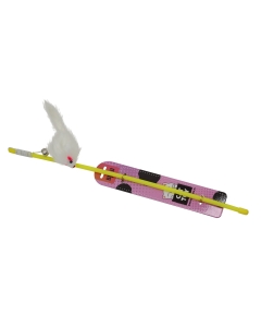 Bubu Pets kassiõng hiirega kummi otsas 47cm (assortii)