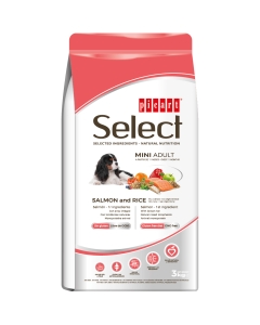 Select Mini Adult Salmon And Rice koeratoit