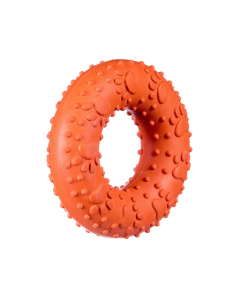 Barry King tugev kummist koeralelu oranz rõngas M 9cm