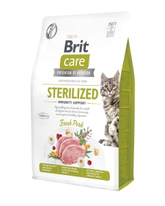 Brit Care Cat Grain-Free Sterilized Immunity Support kassitoit
