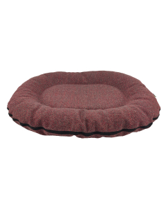 Cazo Oval Bed Luna punane pesa koertele 90x120x16cm