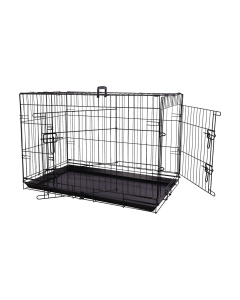 Flamingo must metallpuur Mezo koerale L 56x92x64cm