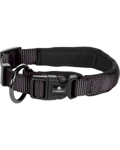 Flamingo kaelarihm Abbi must XXS 30-35cm 15mm