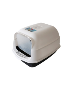 Bubu Pets kinnine must kassitualett kühvliga 50x35x33cm