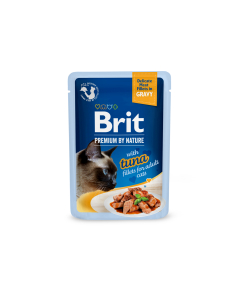Brit Premium Delicate Tuna Fillets in Gravy märgtoit kassidele 85g