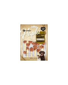 Flamingo Hapki Rabbit + Rice Dumbbell närimismaius koerale 150g