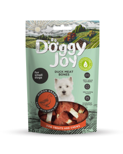Doggy Joy duck meat bones närimismaiused koertele 55g