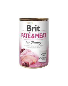 Brit Care Chicken & Turkey Paté & Meat for Puppy konserv kutsikatele 400g