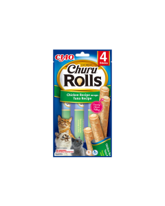 Churu Rolls kassimaius kana ja tuunikalaga 4x10g