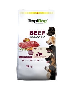 TropiDog Premium Beef with Rice koertoit 12kg
