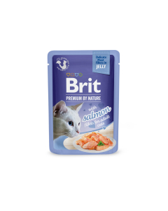 Brit Premium Salmon Fillets in Jelly märgtoit kassidele 85g