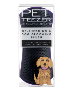 Pet Teezer lilla/hall aluskarva hari koerale L